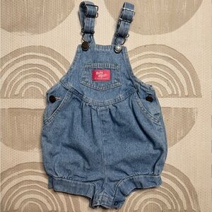 Vintage OshKosh Denim Bubble Shortall